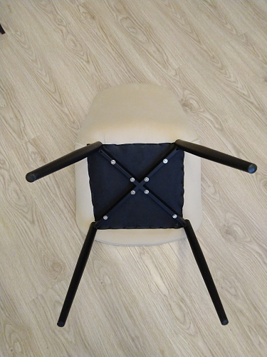 Стул на металлокаркасе Seda black / light gray фото покупателя 7