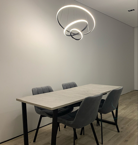 Деревянный стол Лота Лофт 120х75 белый матовый / дуб крафт золотой фото покупателя 903