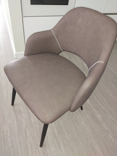 Стул на металлокаркасе Konor champagne / black фото покупателя 4