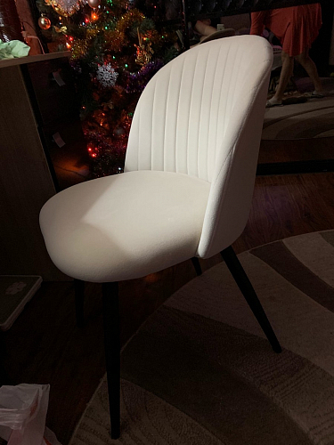 Стул на металлокаркасе Gabi 1 line light blue / black фото покупателя 40