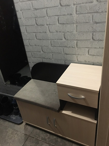 Обувница Аврора дуб млечный / венге фото покупателя 166