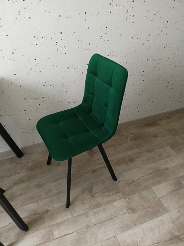 Комплект стульев Чилли 4 шт темно-серый / черный фото покупателя 469