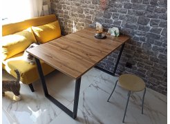 Стол Лота Лофт 120 25 мм сабия / черный матовый фото покупателя 252