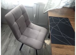 Стул на металлокаркасе Чилли светло-серый / черный фото покупателя 65