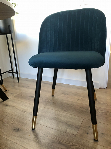 Стул на металлокаркасе Gabi latte / gold / black фото покупателя 885