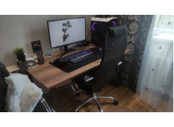 Стол Лота Лофт 120 25 мм дуб делано темный / черный матовый фото покупателя 198