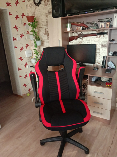 Компьютерное кресло Plast черный / желтый фото покупателя 12