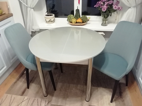 Стул на металлокаркасе Kora wine red / black фото покупателя 6