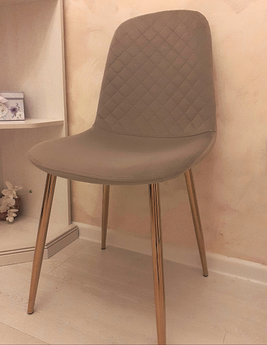 Стул на металлокаркасе Dabl wine red фото покупателя 57