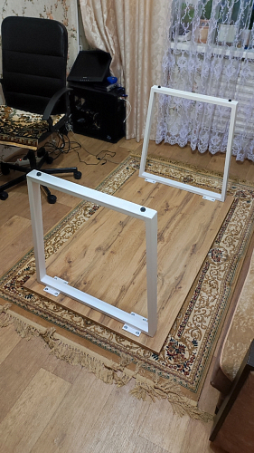 Стол раскладной Лота Лофт 120 25 мм юта / черный матовый фото покупателя 848