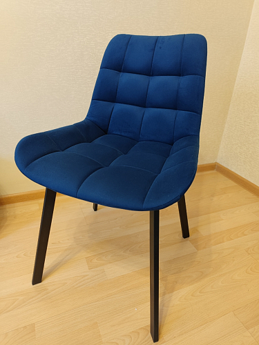 Стул на металлокаркасе Челси К бирюзовый / черный фото покупателя 209