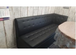 Кухонный диван Бриз правый серый велюр фото покупателя 2