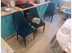 Стул на металлокаркасе Kora gray / black фото покупателя 397