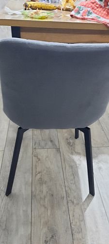 Стул на металлокаркасе Челси бежевый / черный фото покупателя 247