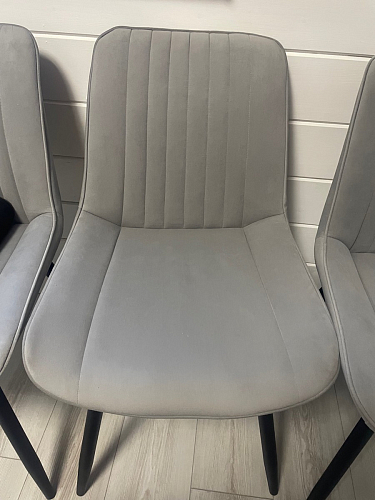 Комплект стульев Вейв 4 шт светло-серый / черный фото покупателя 325