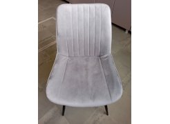 Стул на металлокаркасе Вейв светло-серый (hl 63) / 10К черный каркас фото покупателя 75