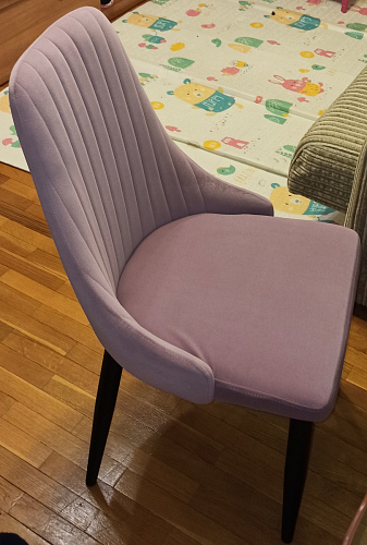 Стул на металлокаркасе Kora beige / black фото покупателя 48