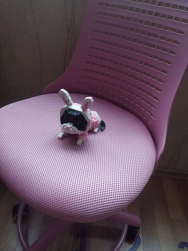 Компьютерное кресло Kiddy салатовое ткань (сетка) фото покупателя 23