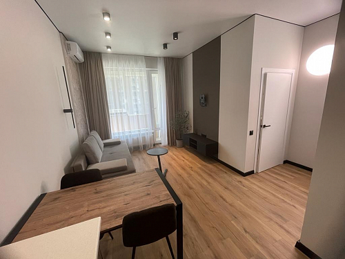 Стол Центавр дуб галифакс / черный матовый фото покупателя 34