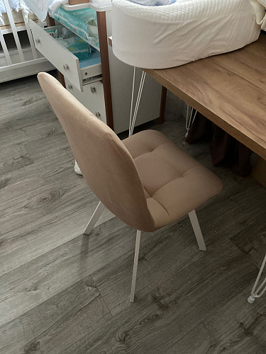 Стул на металлокаркасе Чилли зеленый / белый каркас фото покупателя 687