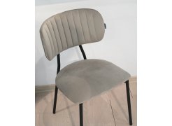Стул на металлокаркасе Fendi серый из шоурума 2