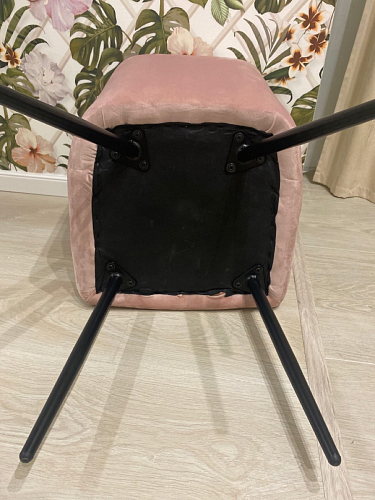 Стул на металлокаркасе Slam dark beige фото покупателя 61