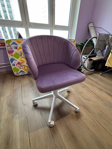 Компьютерное кресло Пард confetti silver серый / черный фото покупателя 179