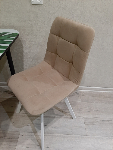 Стул на металлокаркасе Чилли черный / зеленый фото покупателя 782