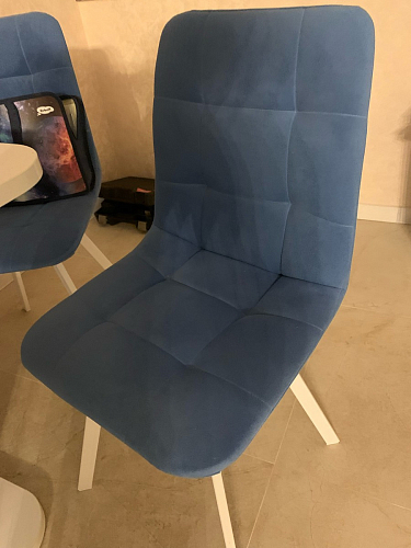 Стул на металлокаркасе Чилли бирюзовый / черный фото покупателя 973