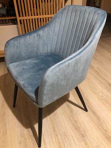 Стул на металлокаркасе Slam dark beige фото покупателя 16