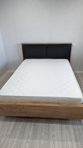 Двуспальная кровать Клауд 160х200 парящая дуб крафт золотой / антрацит фото покупателя 467