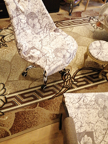 Компьютерное кресло Kolin с подушкой clear / white фото покупателя 589