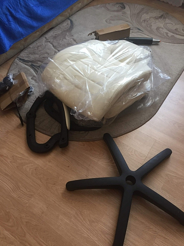 Компьютерное кресло Kadis коричневое / бежевое фото покупателя 86