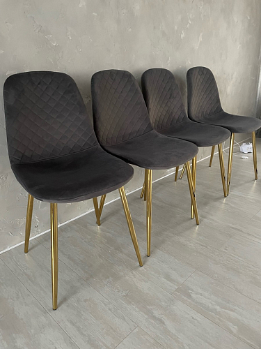 Стул на металлокаркасе Dabl 01 champagne / gold фото покупателя 78