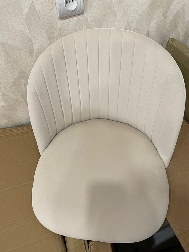 Стул на металлокаркасе Gabi latte / gold / black фото покупателя 477