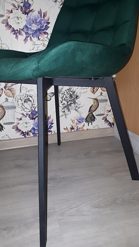 Стул на металлокаркасе Челси К бирюзовый / черный фото покупателя 146