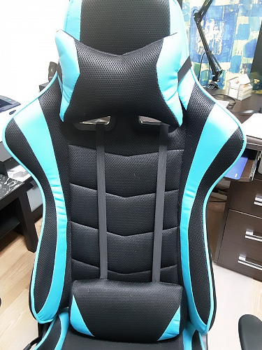 Компьютерное кресло Kano 1 light blue / black фото покупателя 116