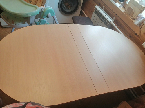 Стол обеденный раздвижной СтК12 дуб молочный фото покупателя 38