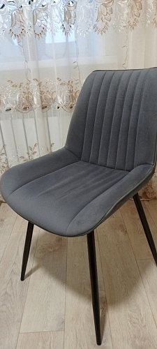 Стул на металлокаркасе Седа К латте / черный фото покупателя 293