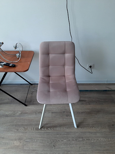 Стул на металлокаркасе Чилли зеленый / белый каркас фото покупателя 642