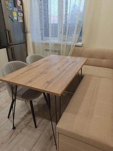 Стул на металлокаркасе Gabi wine red / black фото покупателя 176