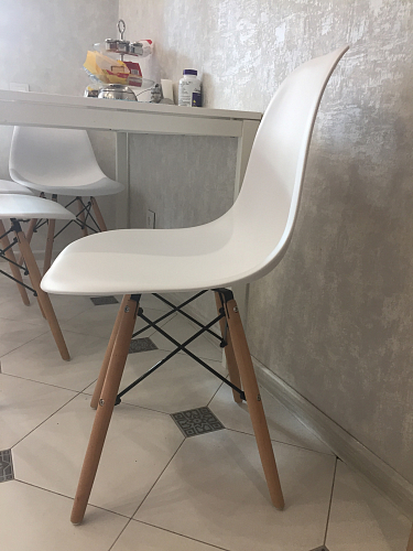 Стул Cindy Eames mod. 001 khaki / natural фото покупателя 520