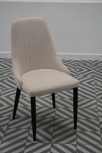 Стул на металлокаркасе Kora black / gray из шоурума 7