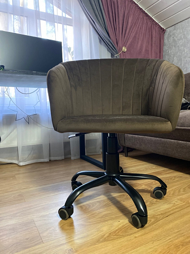 Компьютерное кресло Тибо 01 светло-коричневый / черный фото покупателя 141