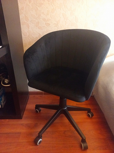 Компьютерное кресло Тибо confetti chocolate / белый фото покупателя 121