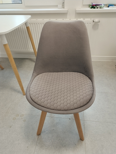 Стул Bonuss blue / wooden legs фото покупателя 125