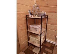 Стеллаж Таймон бетон / черный фото покупателя 1