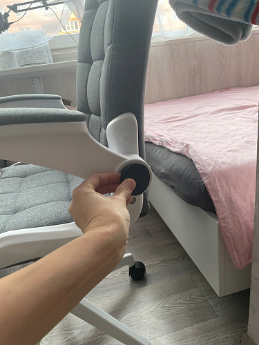 Компьютерное кресло Elga gray / white фото покупателя 3