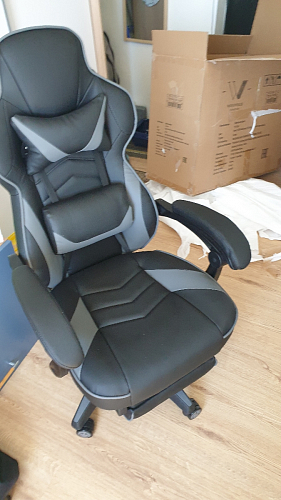 Компьютерное кресло Stimul черное / серое фото покупателя 5