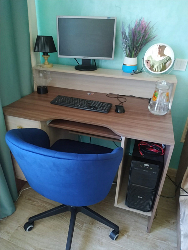 Компьютерное кресло Пард confetti silver серый / черный фото покупателя 209